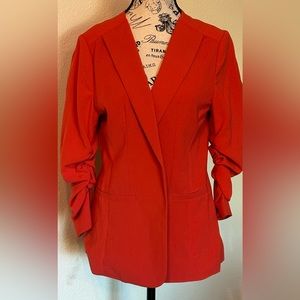 Skies Are Blue Orange Blazer M